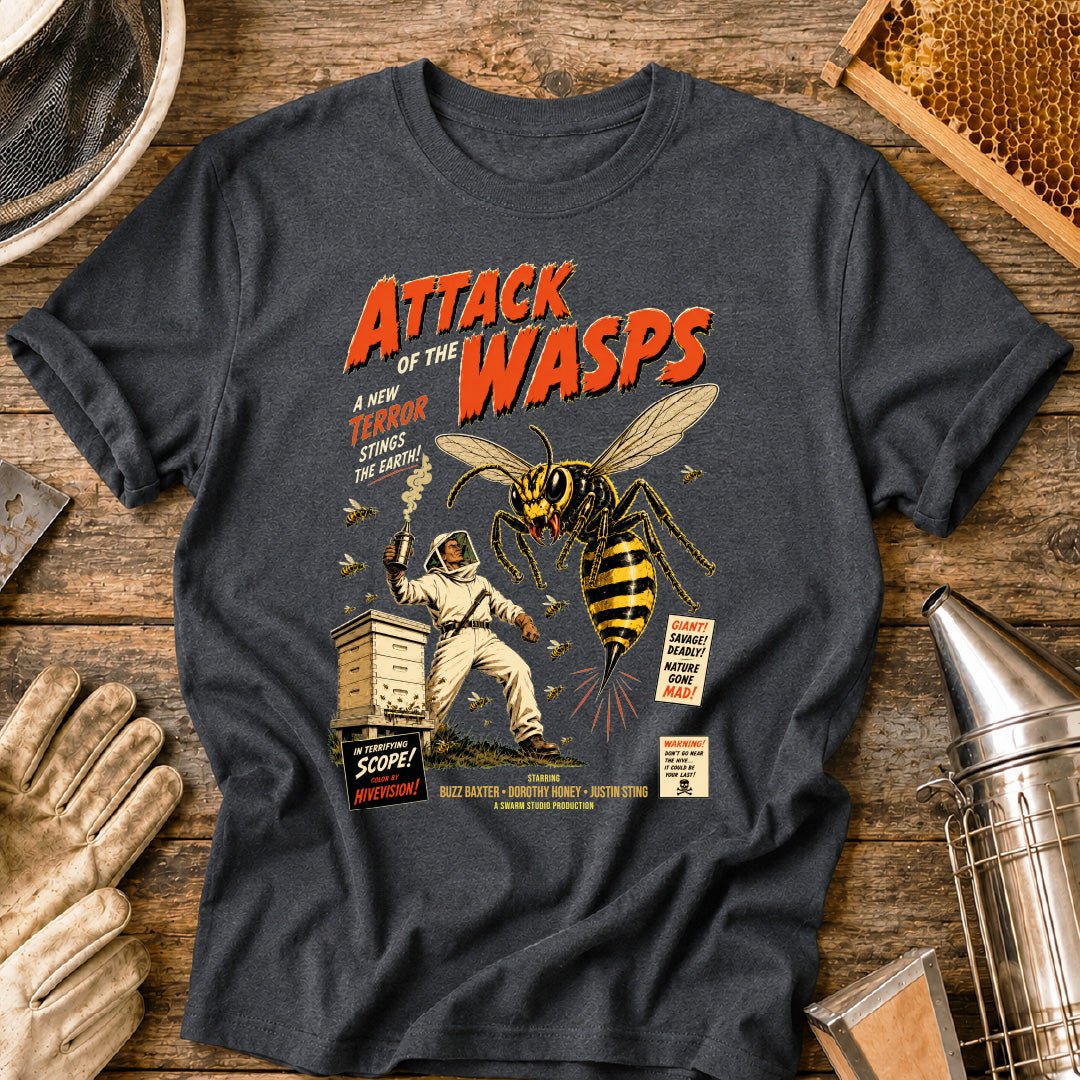 Retro Attack of the Wasps T-Shirt
