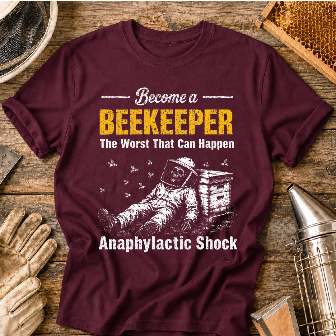 Skeletal Become a Beekeeper T-Shirt