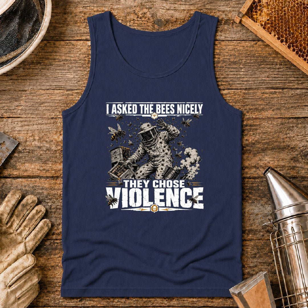 Bees Chose Violence Tank Top