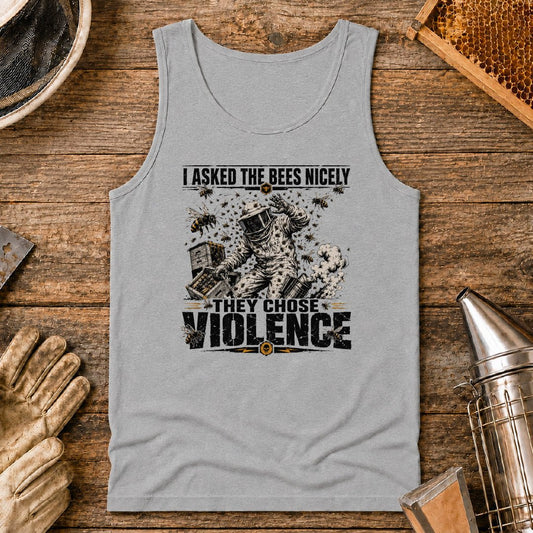 Bees Chose Violence Tank Top