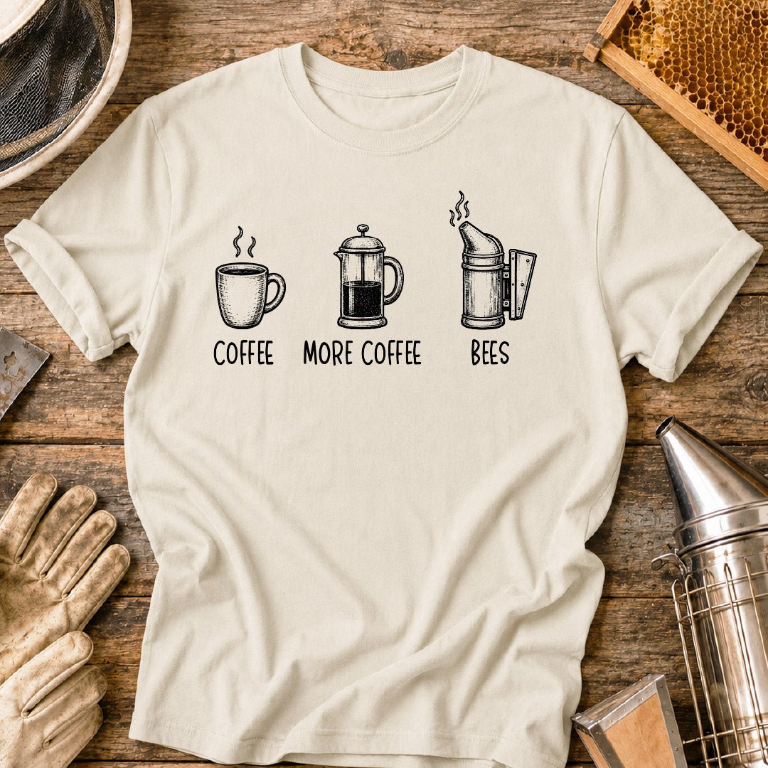 Coffee Coffee Bees T-Shirt