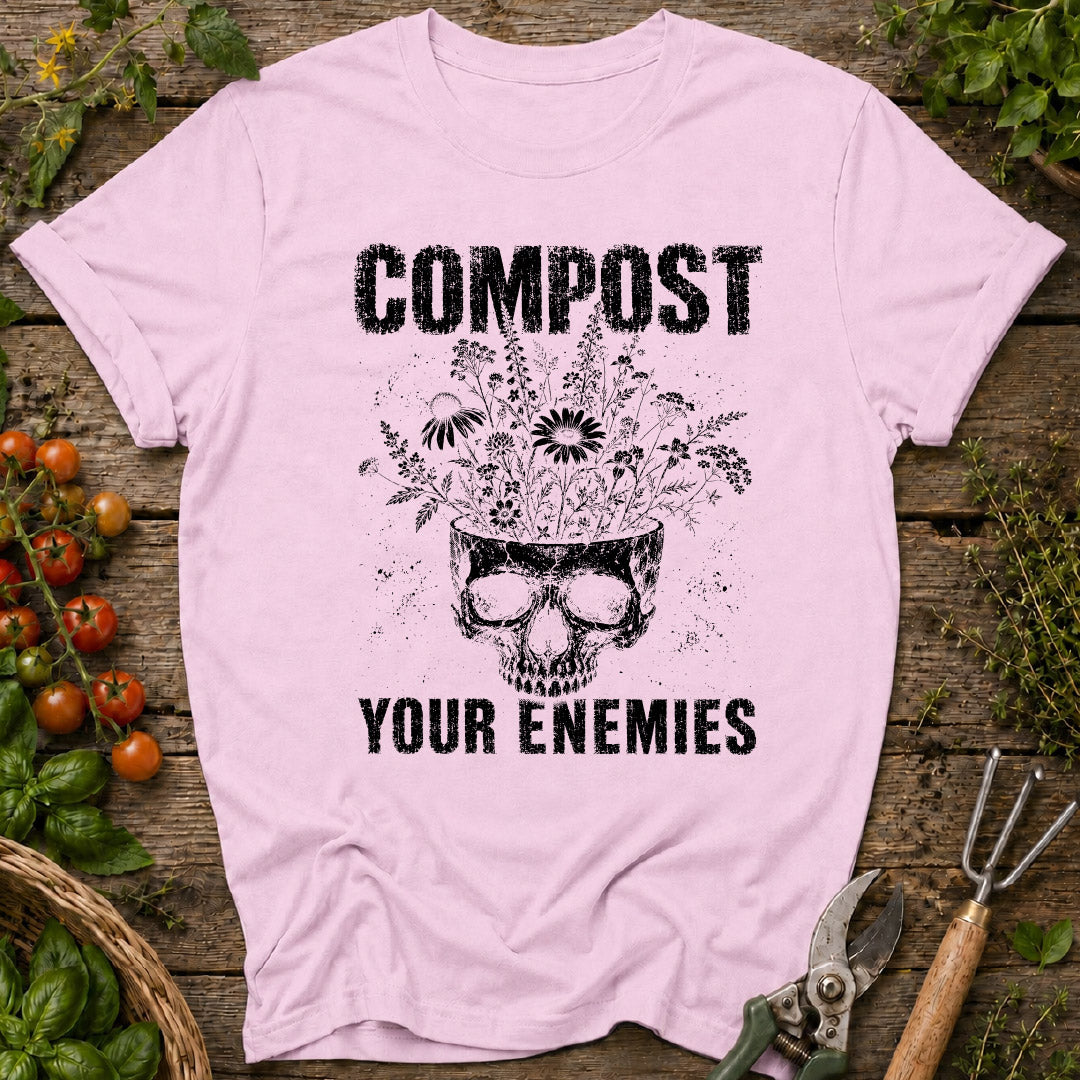 Compost Your Enemies & Wildflowers T-Shirt