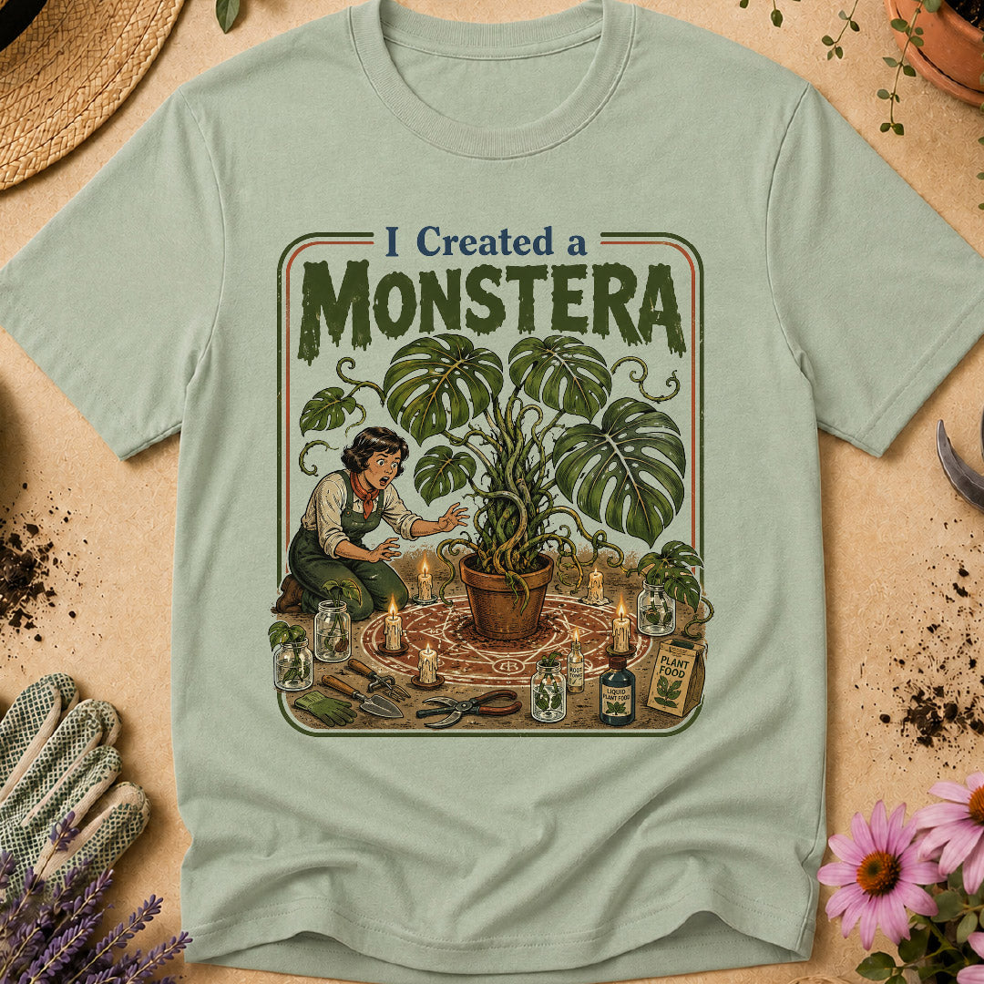 I Created a Monstera T-Shirt