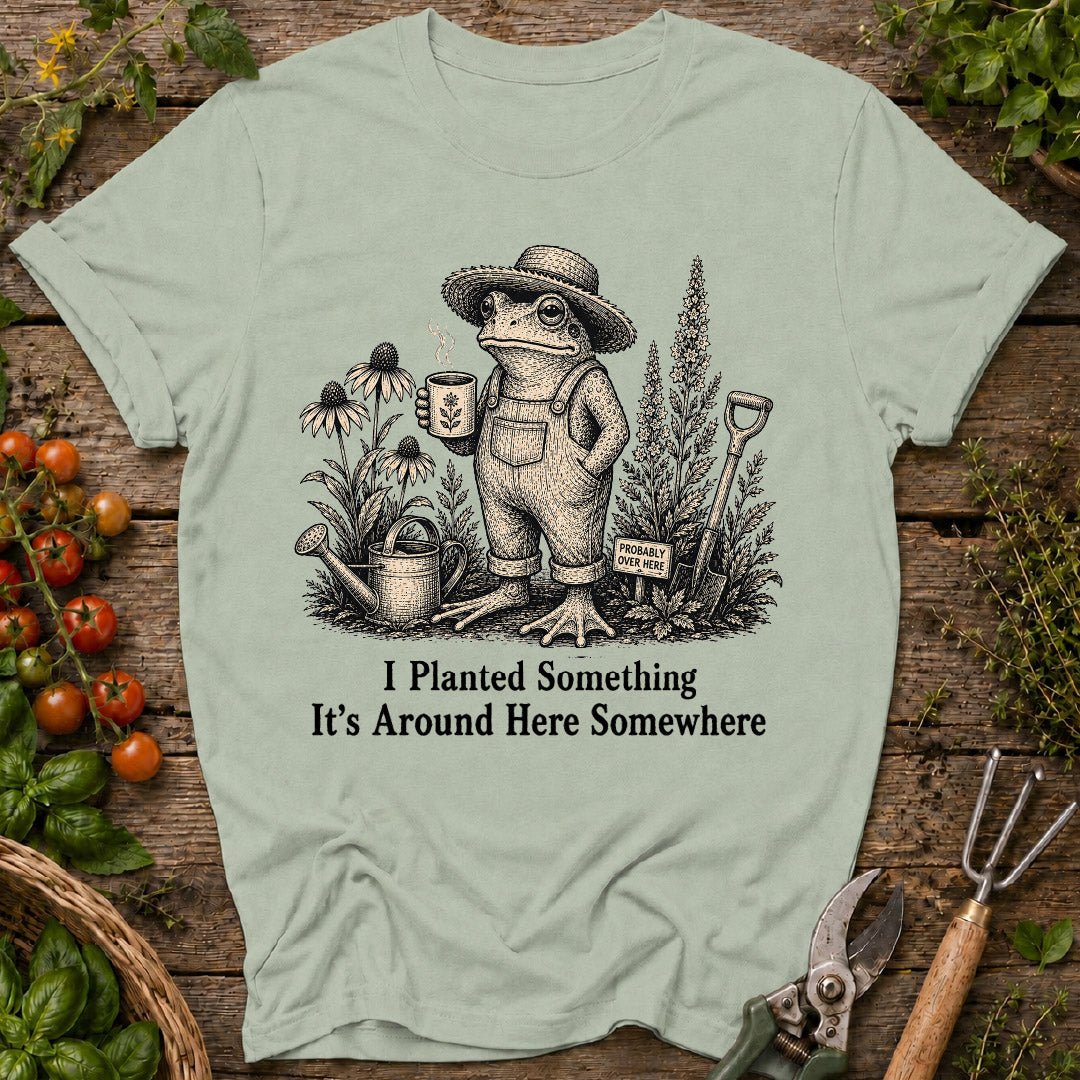 funny gardening shirt, frog gardener shirt, gardener gift, plant lover shirt, gardening humor, frog shirt, vegetable garden gift, cottagecore gardening, garden lover shirt, funny plant shirt