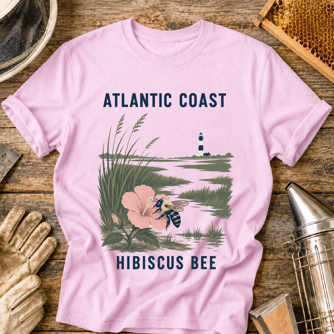 Atlantic Coast Hibiscus Bee T-Shirt