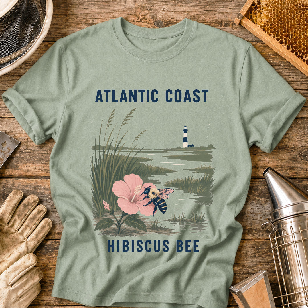 Atlantic Coast Hibiscus Bee T-Shirt