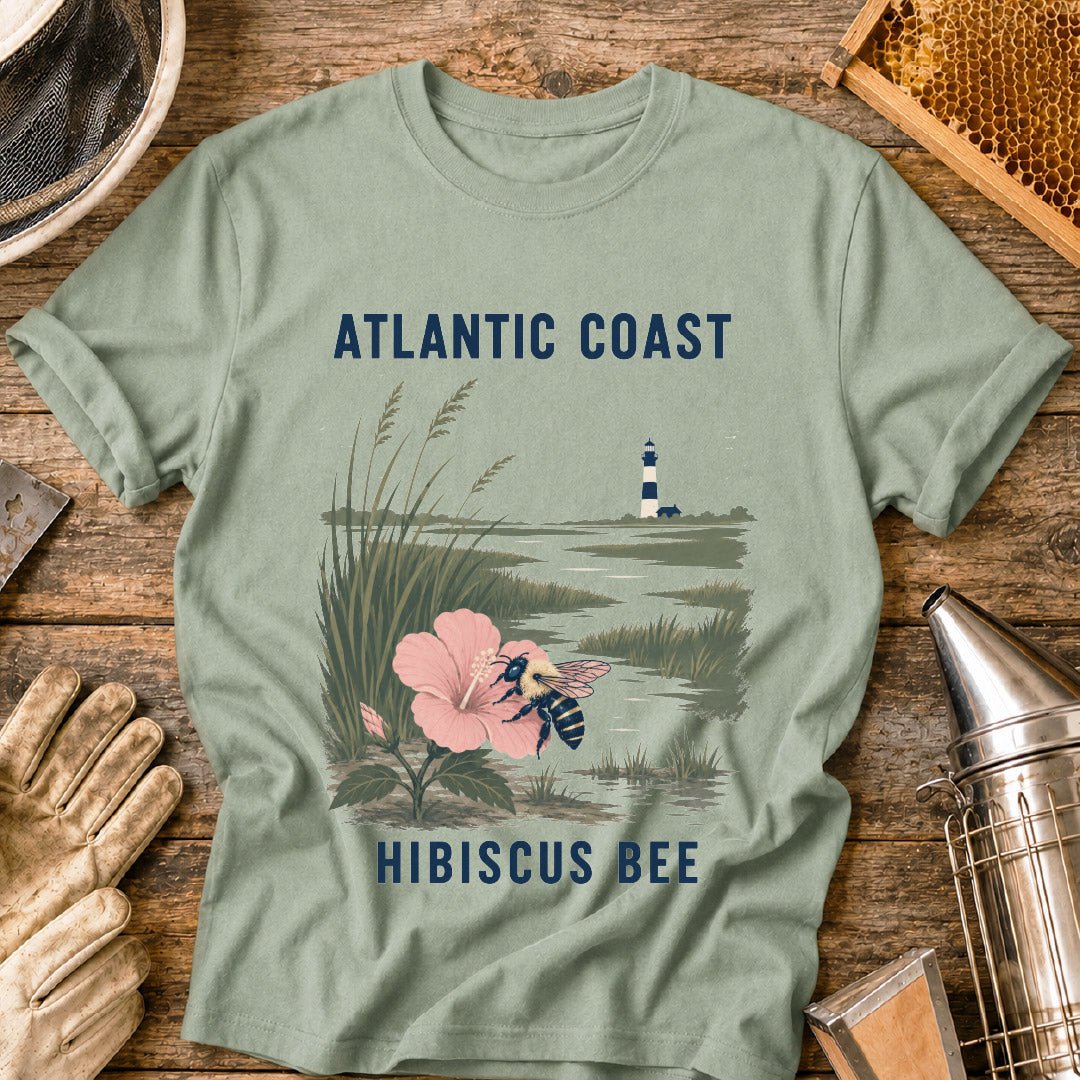 Atlantic Coast Hibiscus Bee T-Shirt