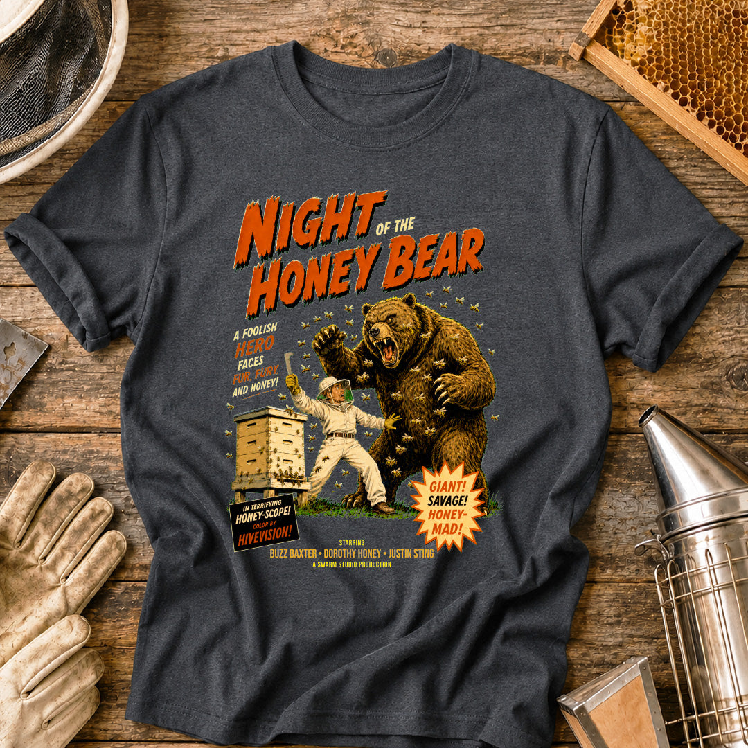 Retro Night of the Honey Bear T-Shirt