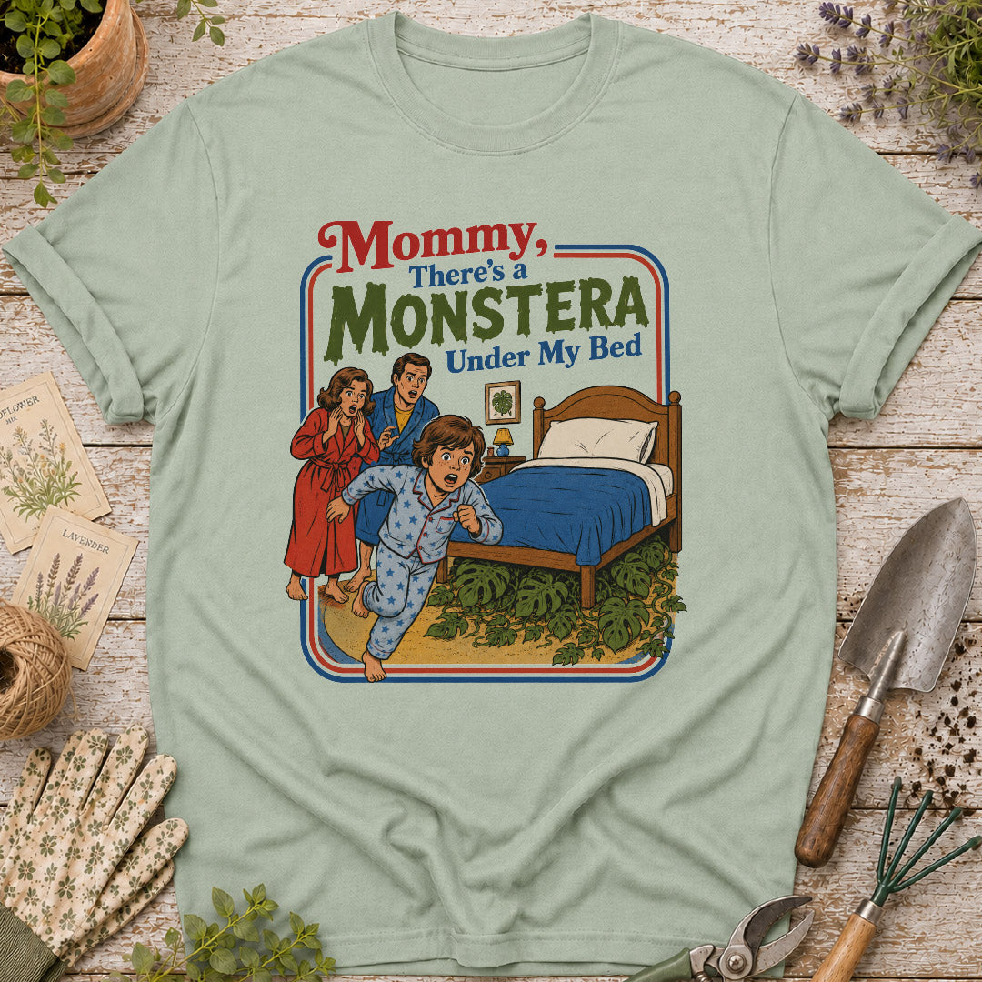 There's a Monstera Under My Bed T-Shirt