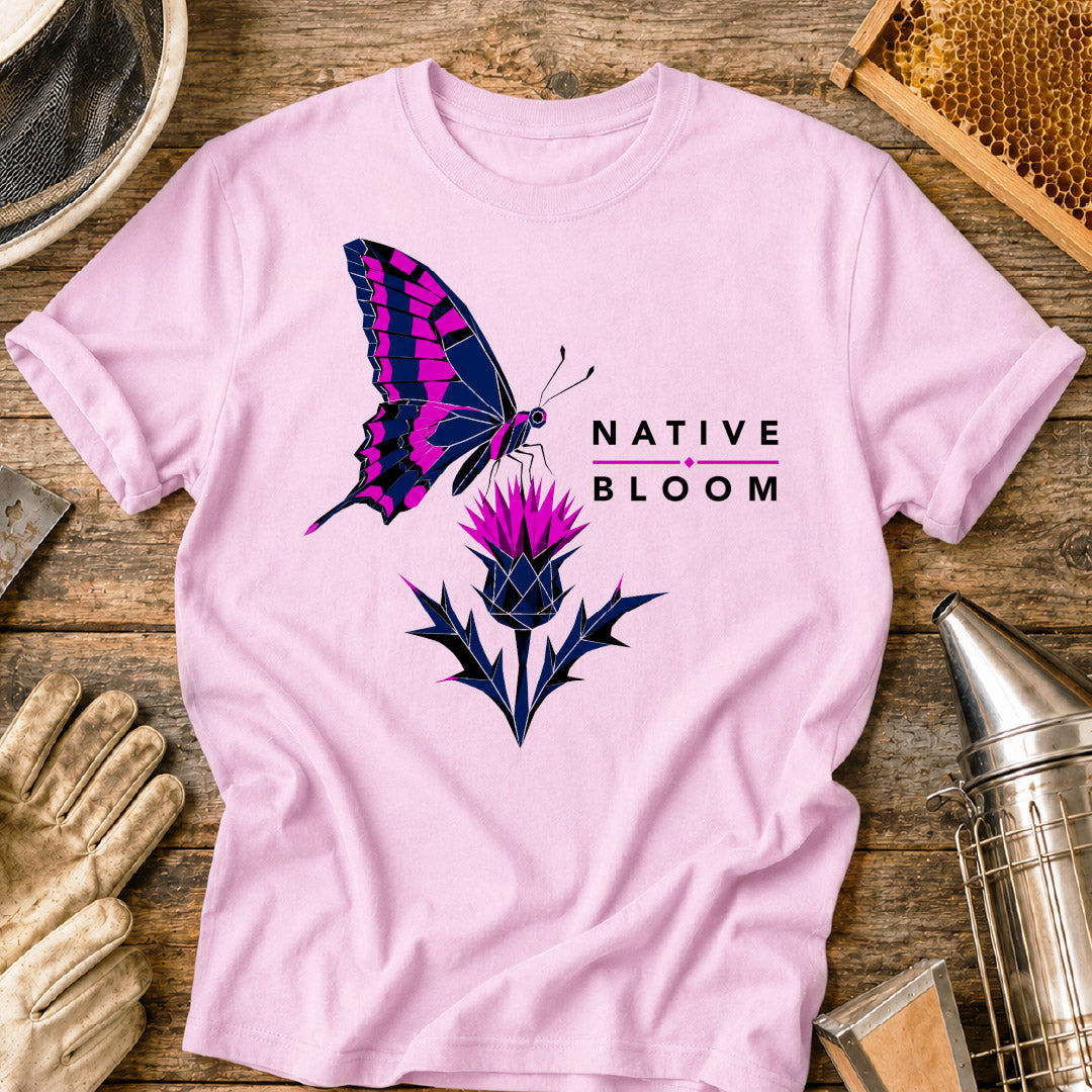 Native Bloom Butterfly Pollinator T-Shirt