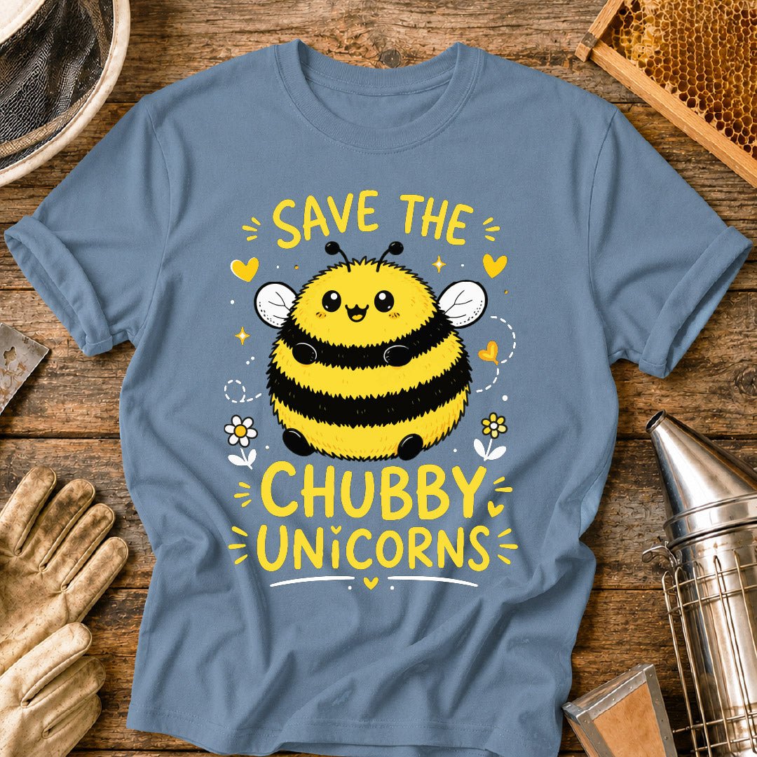 Save the Chubby Unicorns Bee T-Shirt