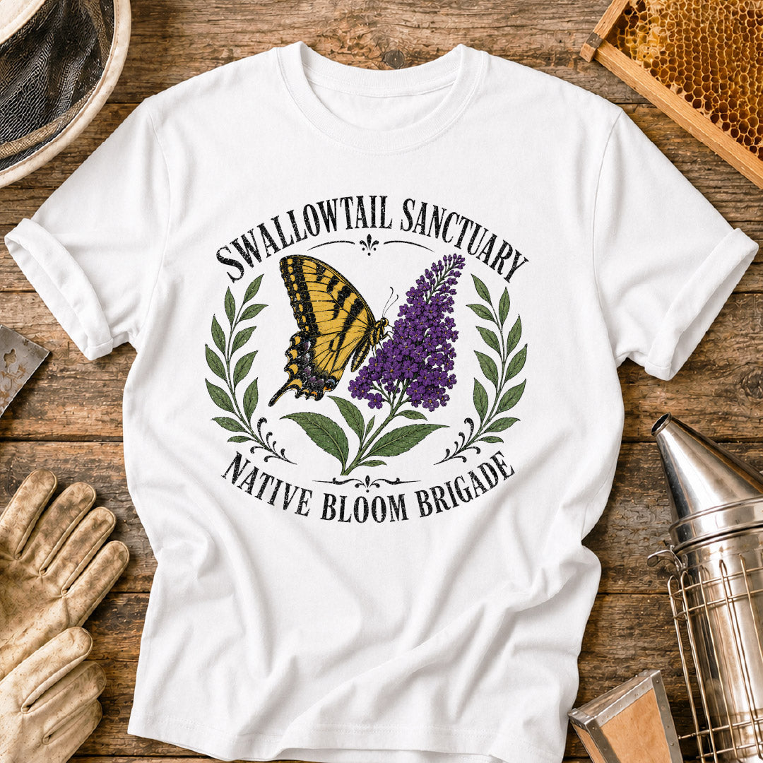 Swallowtail Sanctuary Native Bloom Brigade T-Shirt
