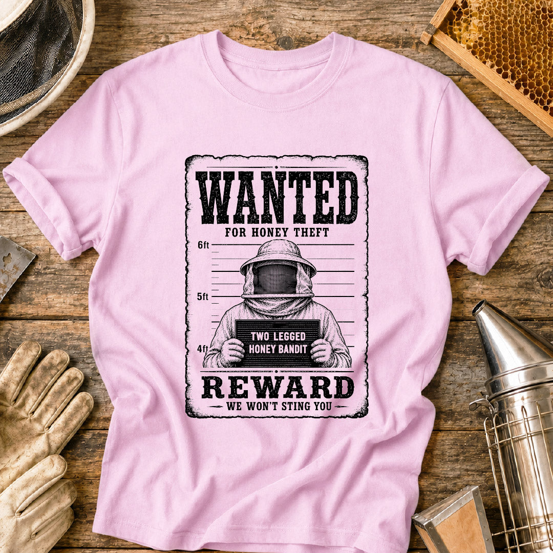 Wanted for Honey Theft T-Shirt