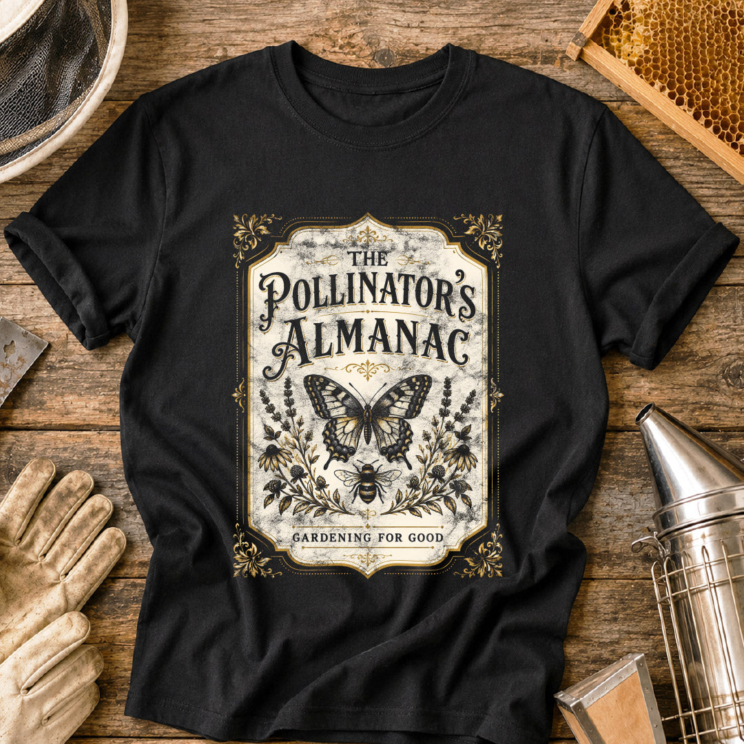 The Pollinator's Almanac Bee & Butterfly T-Shirt