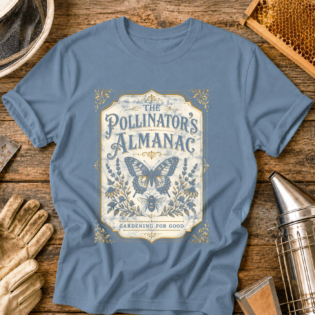 The Pollinator's Almanac Bee & Butterfly T-Shirt