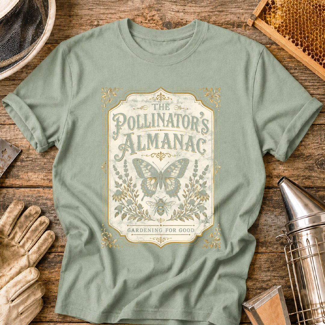 The Pollinator's Almanac Bee & Butterfly T-Shirt