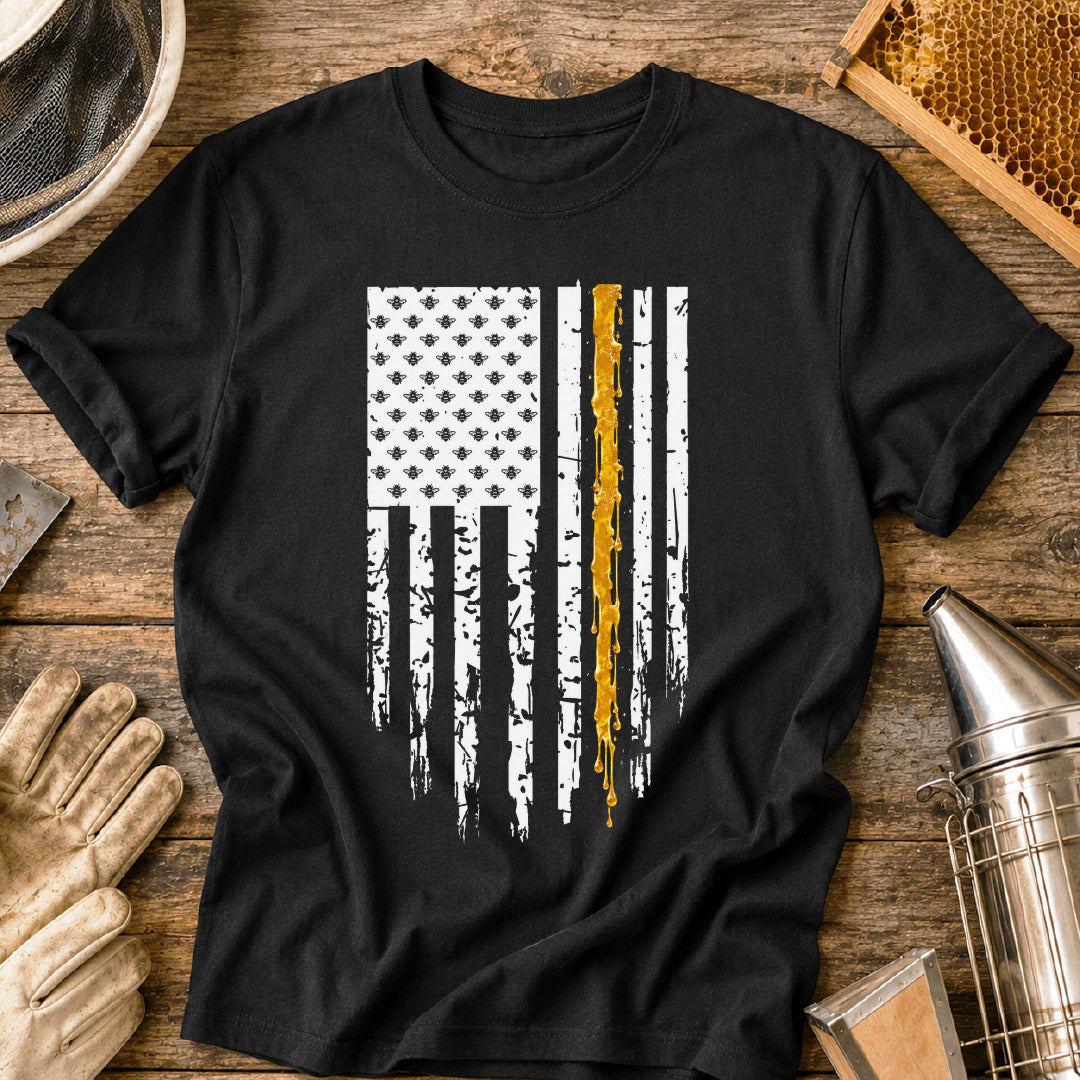 Bees & Stripes Flag T-Shirt
