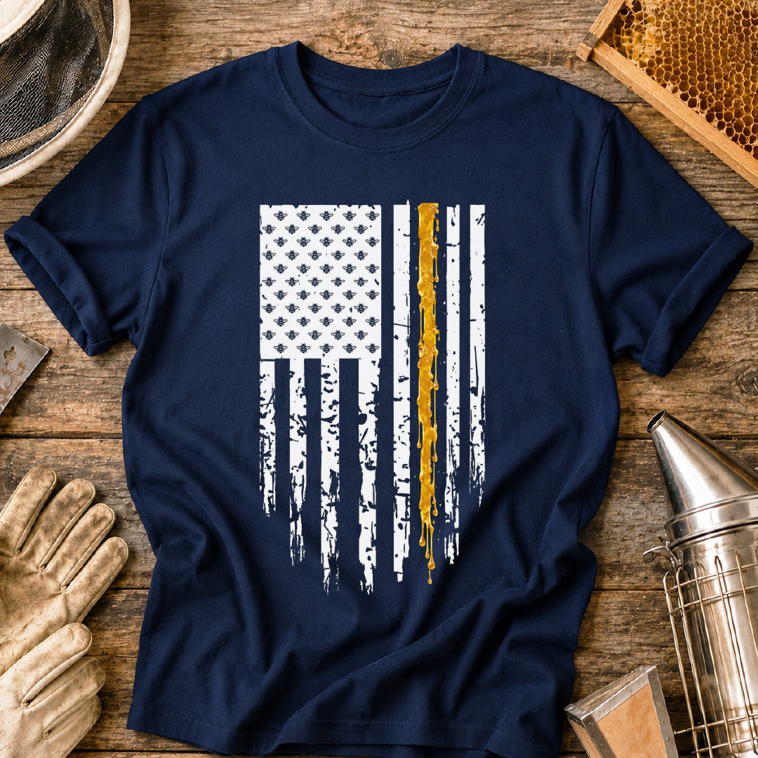 Bees & Stripes Flag T-Shirt