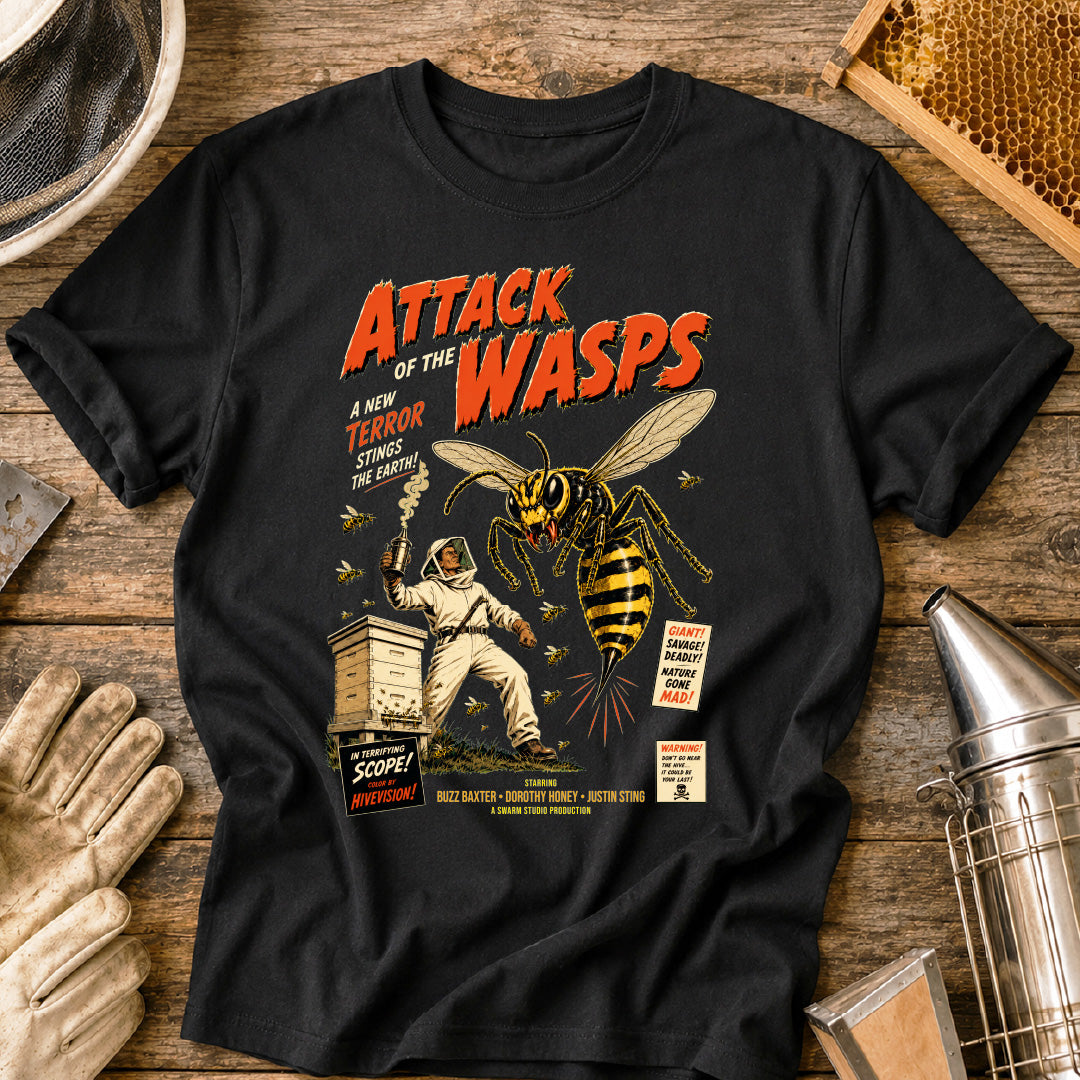Retro Attack of the Wasps T-Shirt