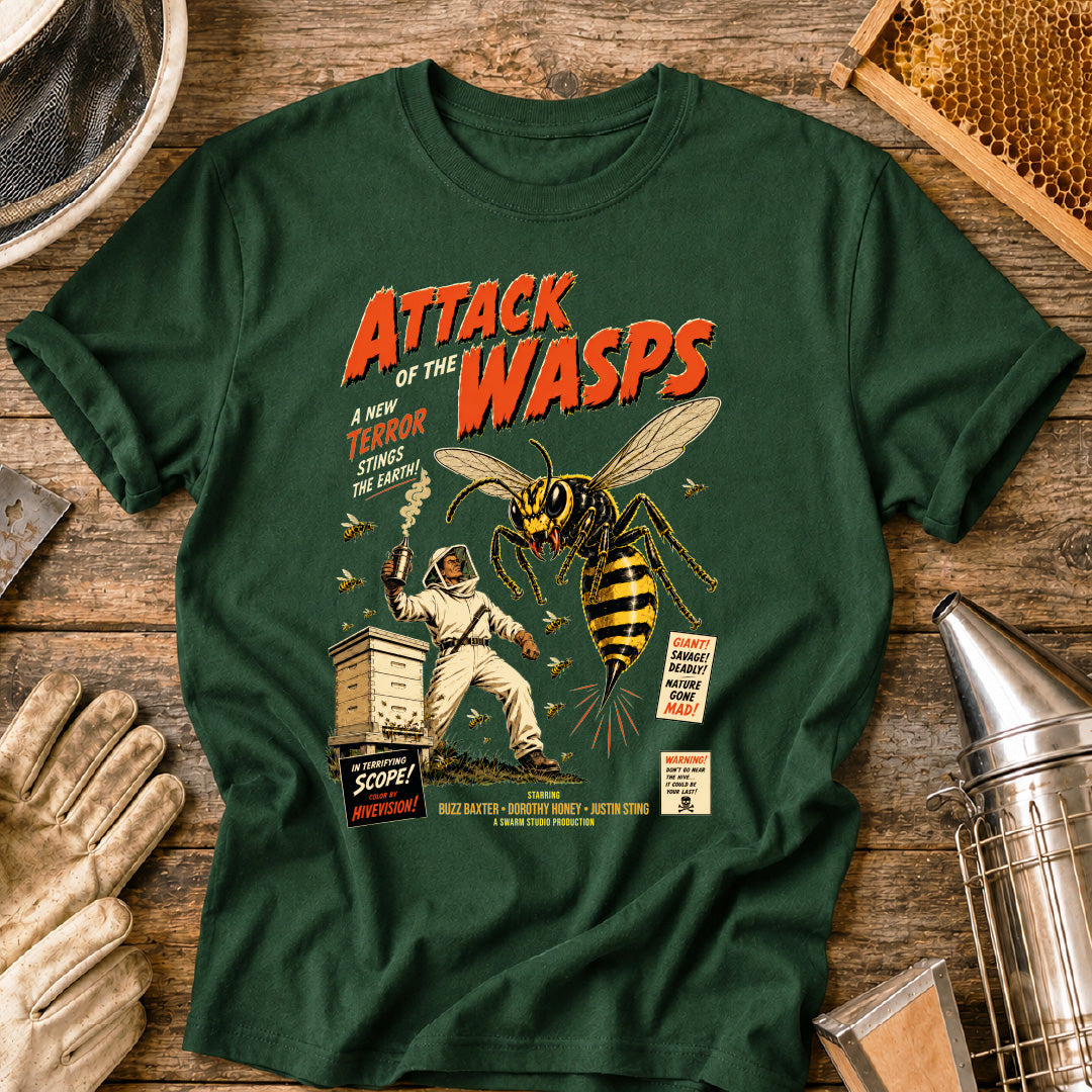 Retro Attack of the Wasps T-Shirt