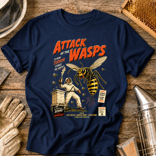 Retro Attack of the Wasps T-Shirt