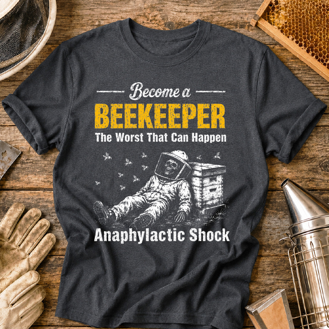 Skeletal Become a Beekeeper T-Shirt