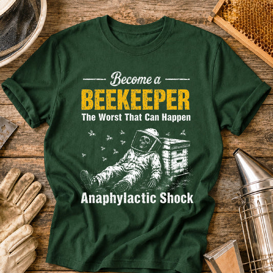 Skeletal Become a Beekeeper T-Shirt