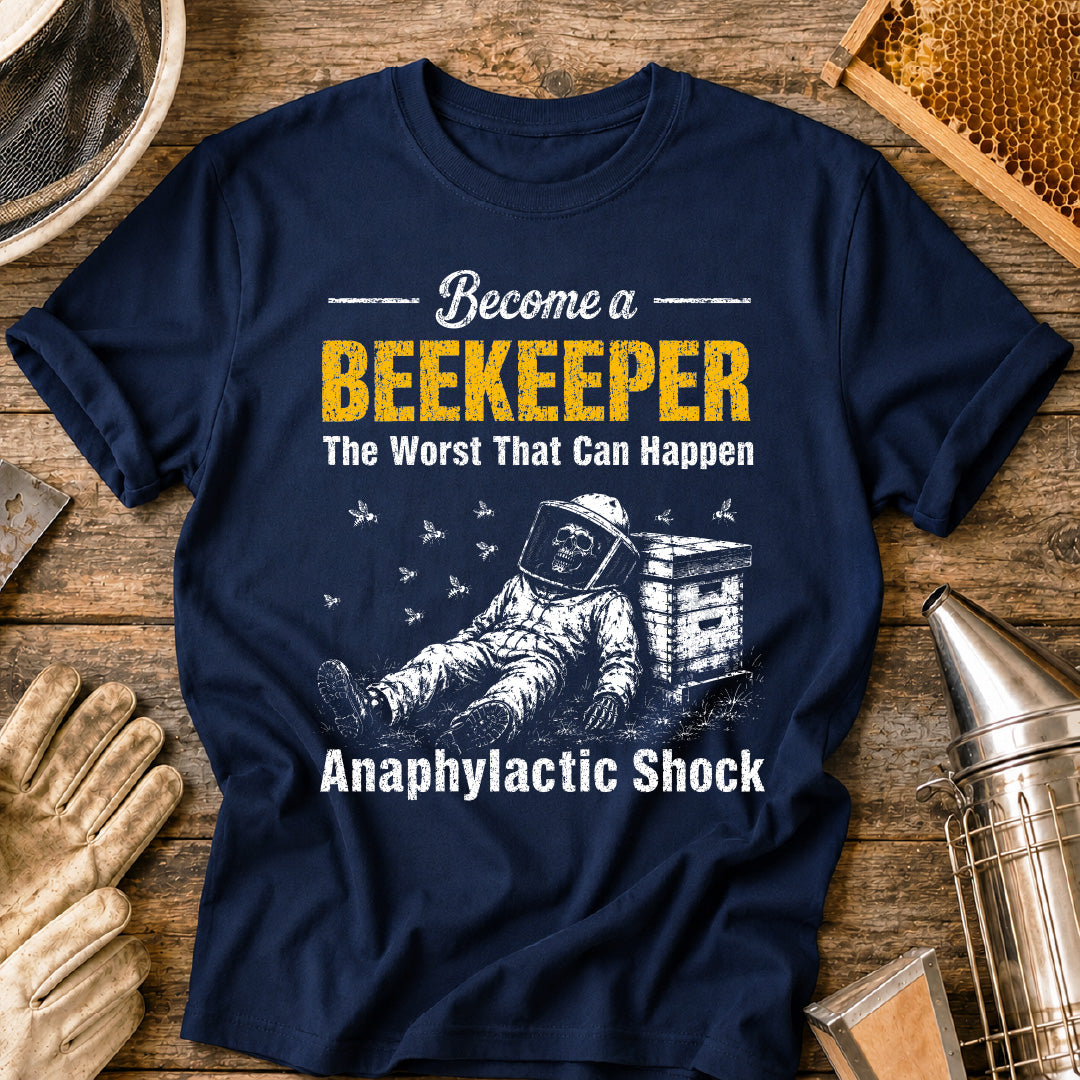 Skeletal Become a Beekeeper T-Shirt