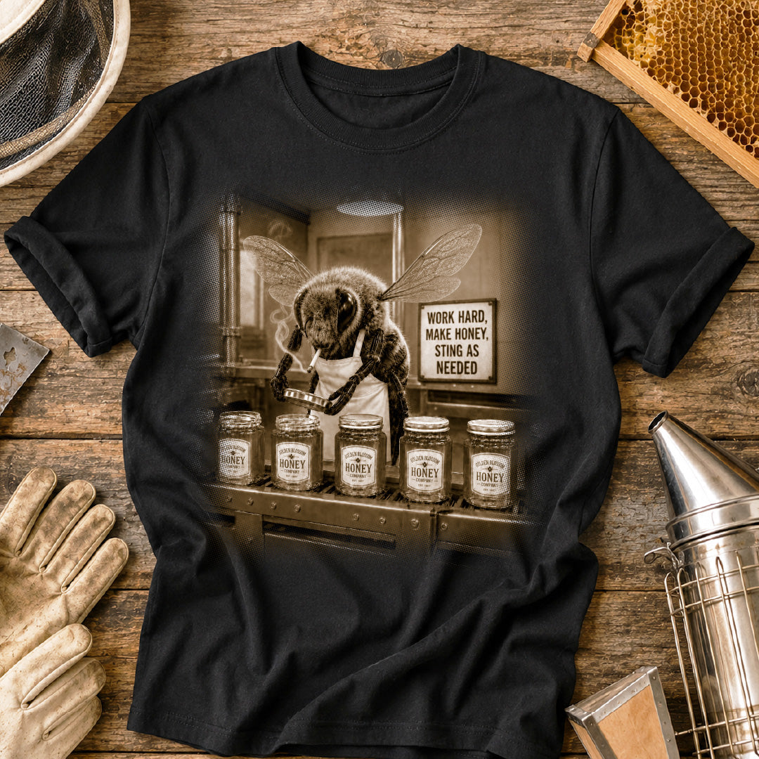 Bee Working Hard Jarring Honey T-Shirt