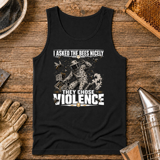 Bees Chose Violence Tank Top
