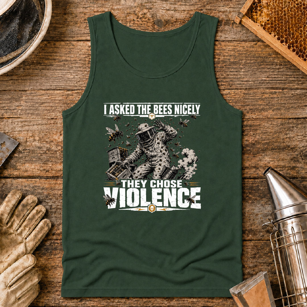 Bees Chose Violence Tank Top