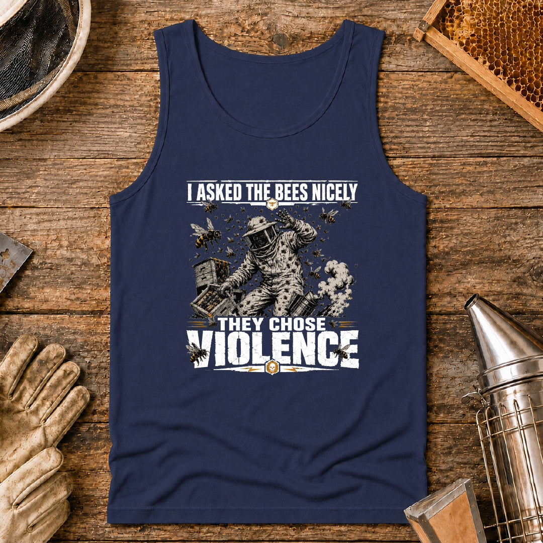 Bees Chose Violence Tank Top