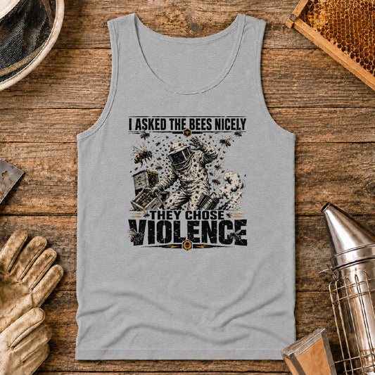 Bees Chose Violence Tank Top