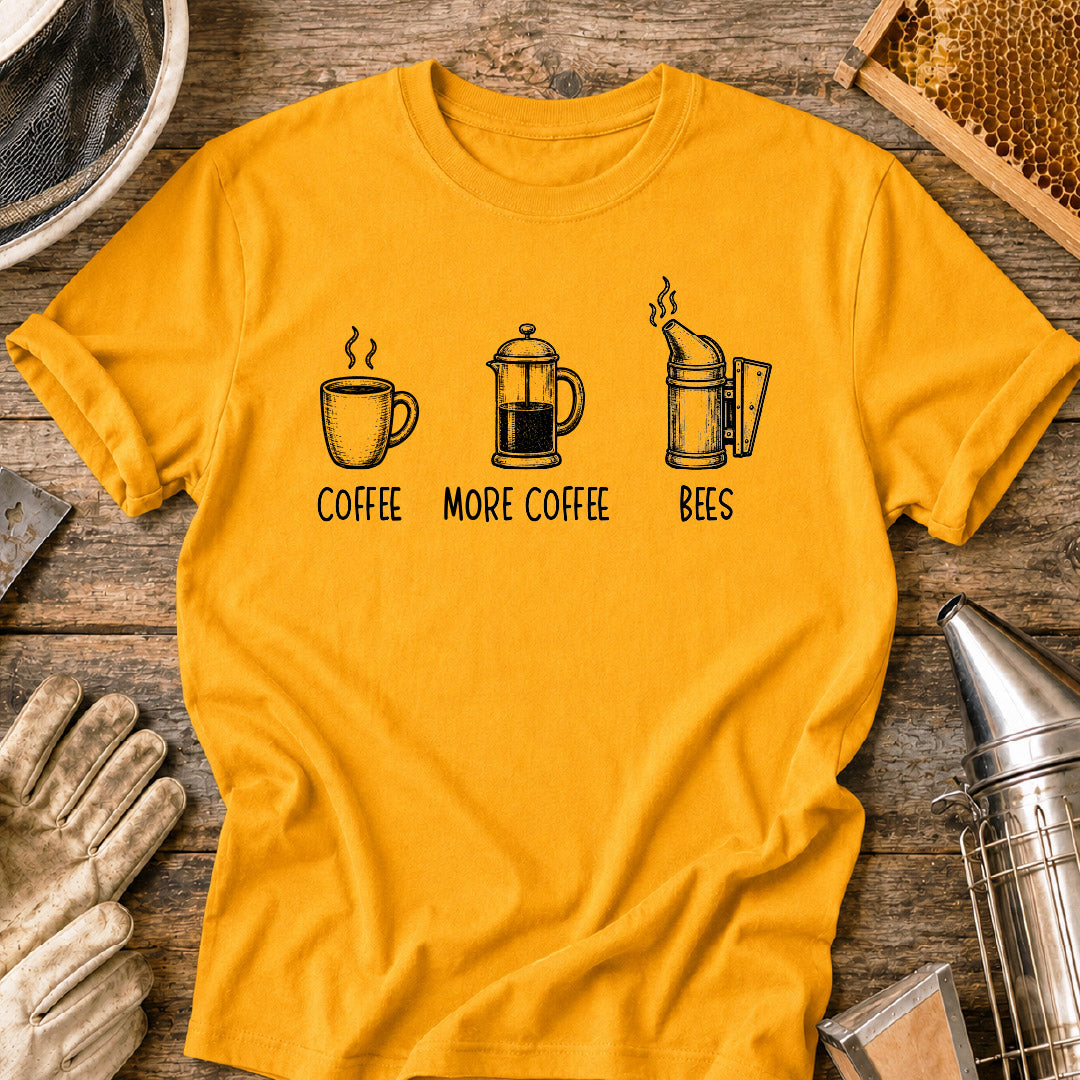 Coffee Coffee Bees T-Shirt