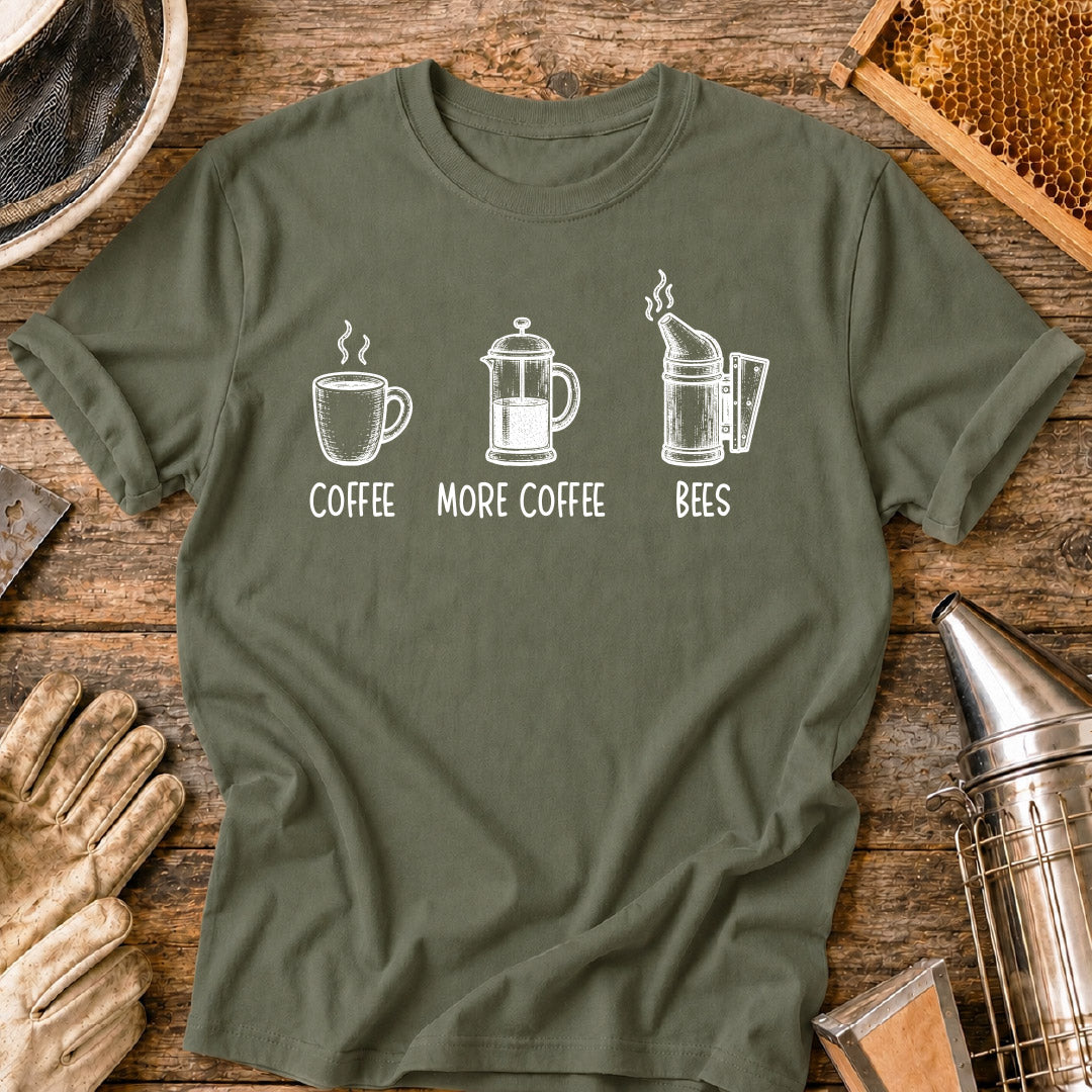 Coffee Coffee Bees T-Shirt