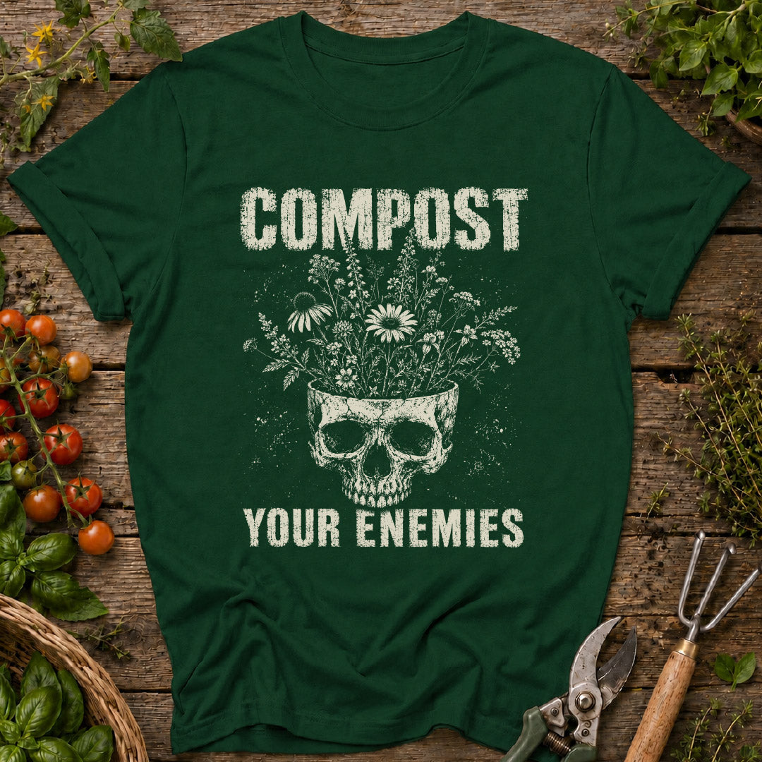 Compost Your Enemies & Wildflowers T-Shirt