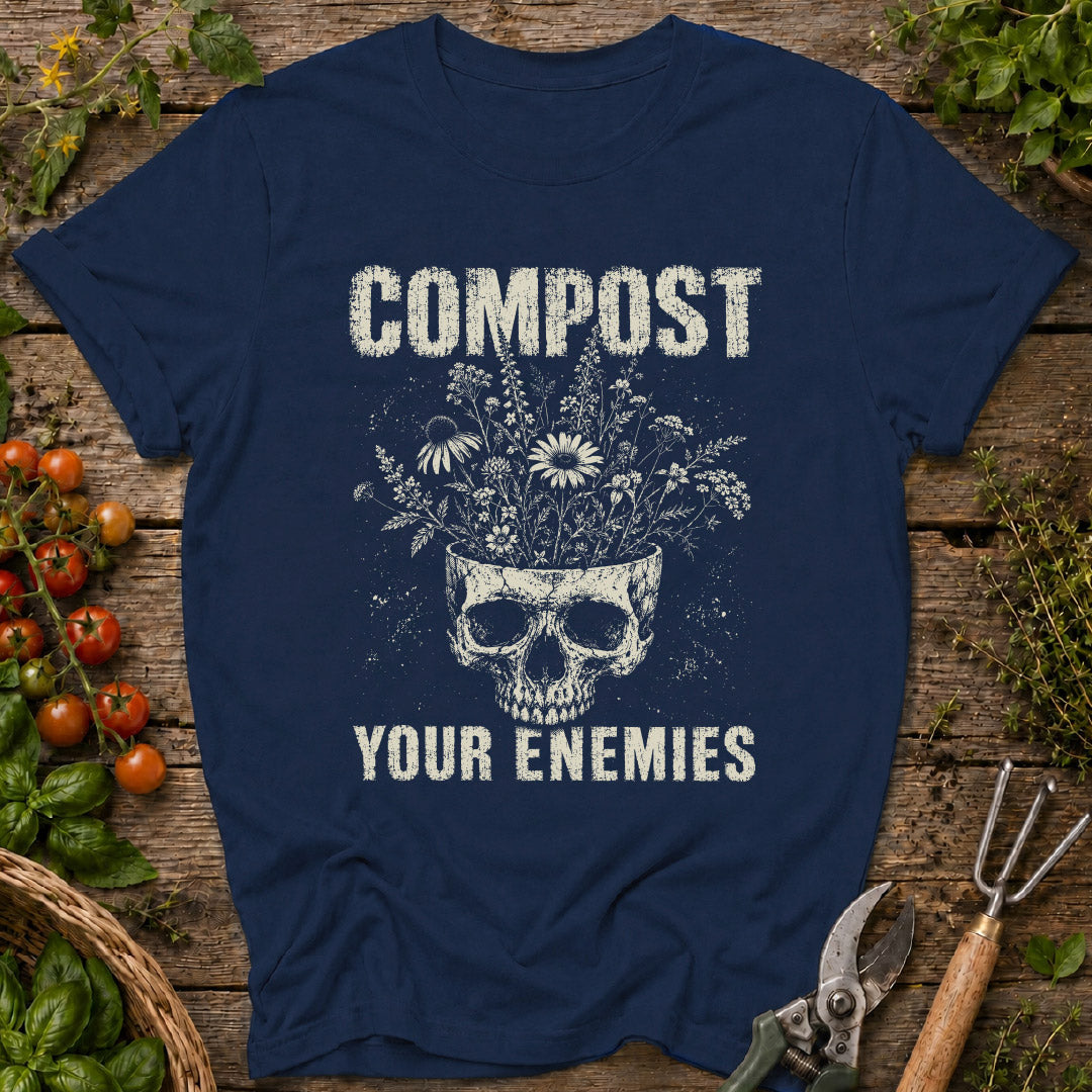 Compost Your Enemies & Wildflowers T-Shirt