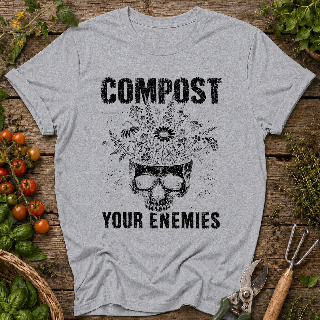 Compost Your Enemies & Wildflowers T-Shirt