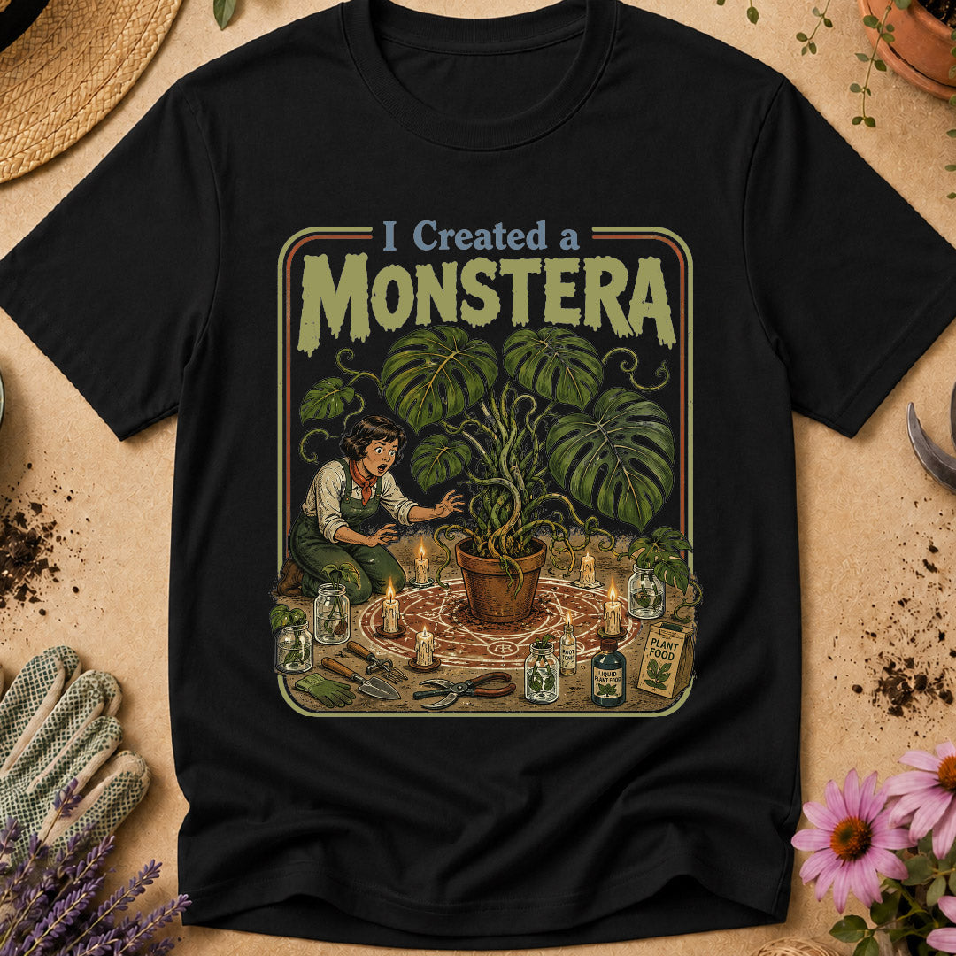 I Created a Monstera T-Shirt