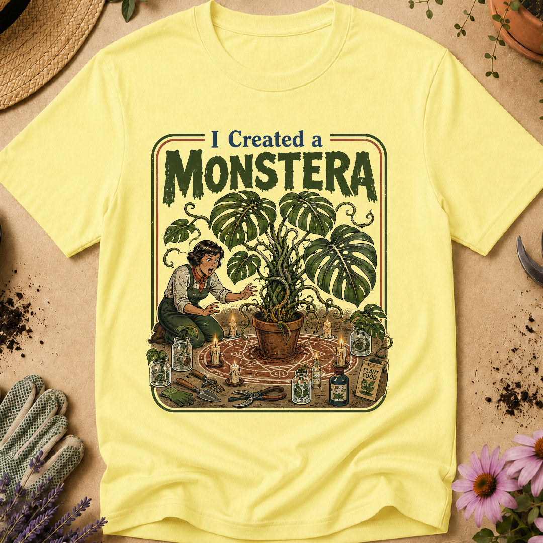 I Created a Monstera T-Shirt
