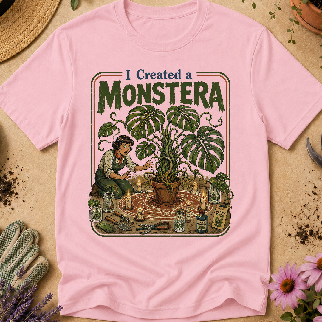 I Created a Monstera T-Shirt