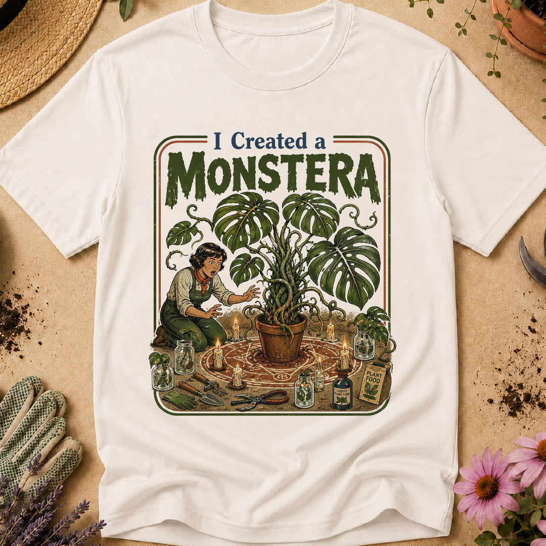 I Created a Monstera T-Shirt