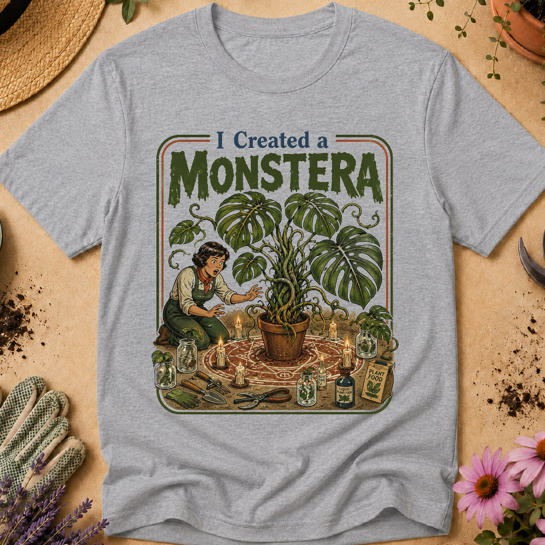 I Created a Monstera T-Shirt