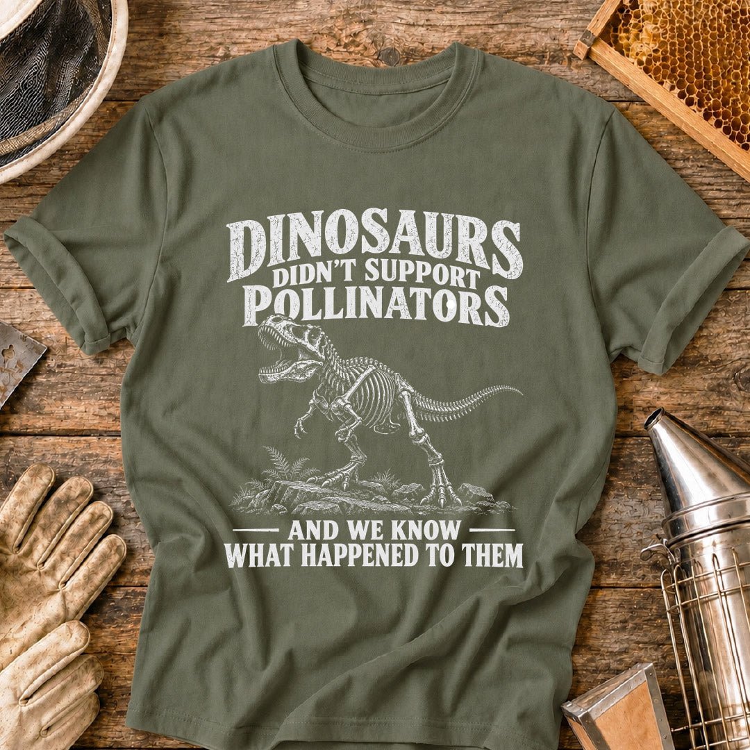 Dinosaurs Pollinators T-Shirt