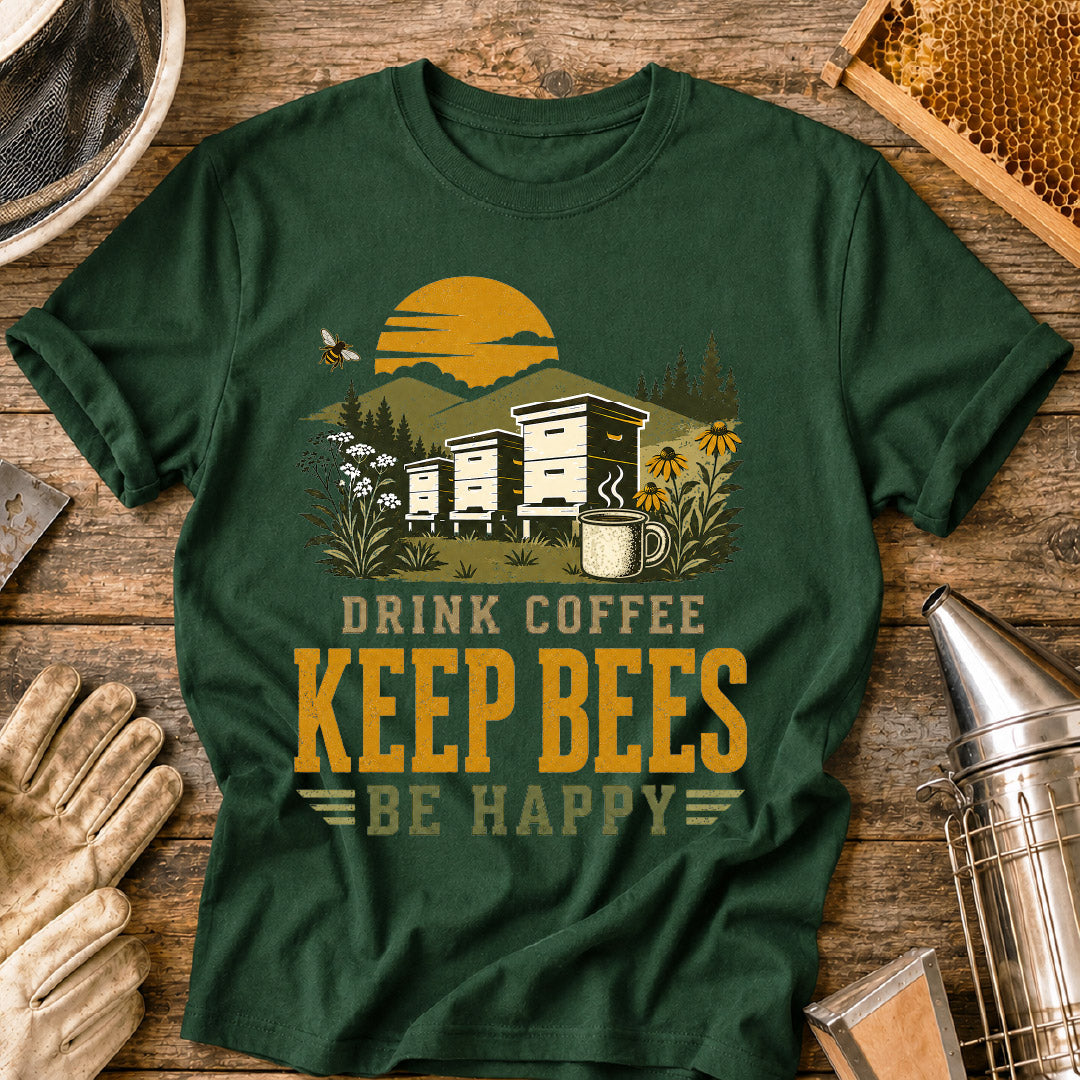 drink coffee keep bees, beekeeper shirt, beekeeping shirt, funny beekeeper shirt, bee lover gift, beekeeper gift, apiary shirt, coffee lover shirt, honey bee shirt, beekeeping gift
