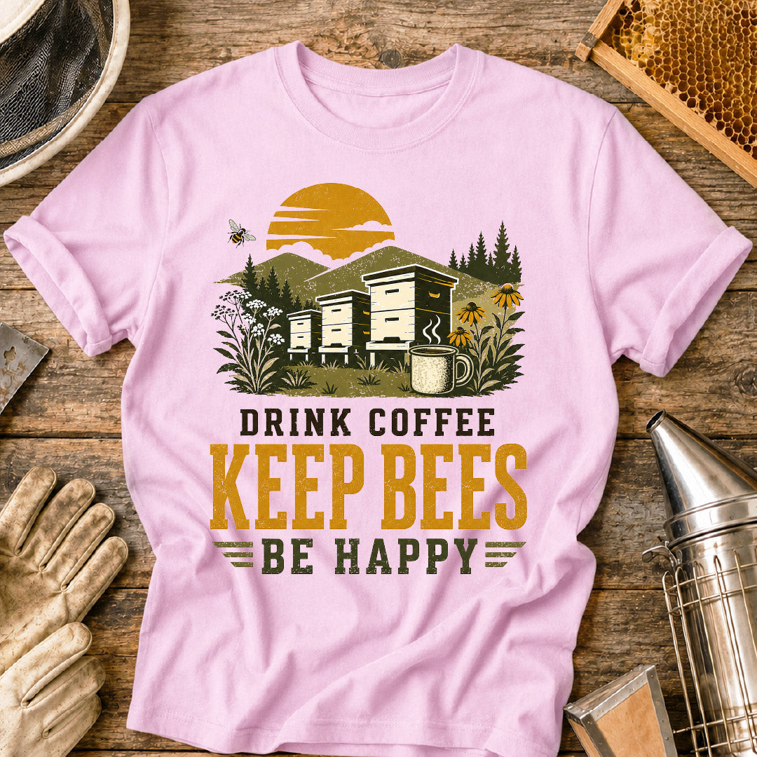 drink coffee keep bees, beekeeper shirt, beekeeping shirt, funny beekeeper shirt, bee lover gift, beekeeper gift, apiary shirt, coffee lover shirt, honey bee shirt, beekeeping gift