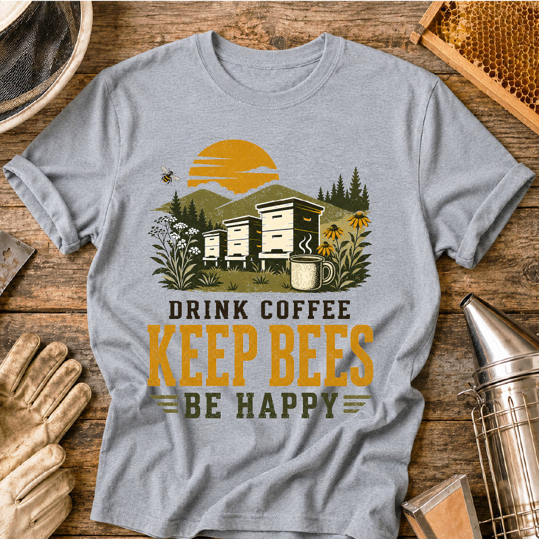 drink coffee keep bees, beekeeper shirt, beekeeping shirt, funny beekeeper shirt, bee lover gift, beekeeper gift, apiary shirt, coffee lover shirt, honey bee shirt, beekeeping gift
