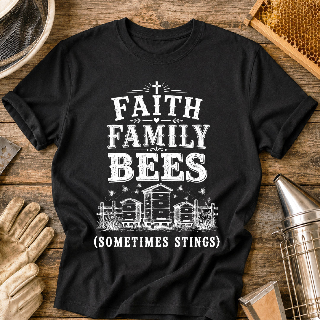 Faith Family Bees T-Shirt