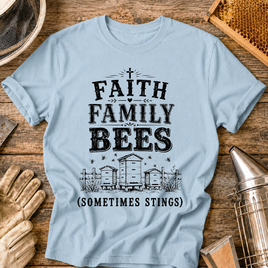 Faith Family Bees T-Shirt