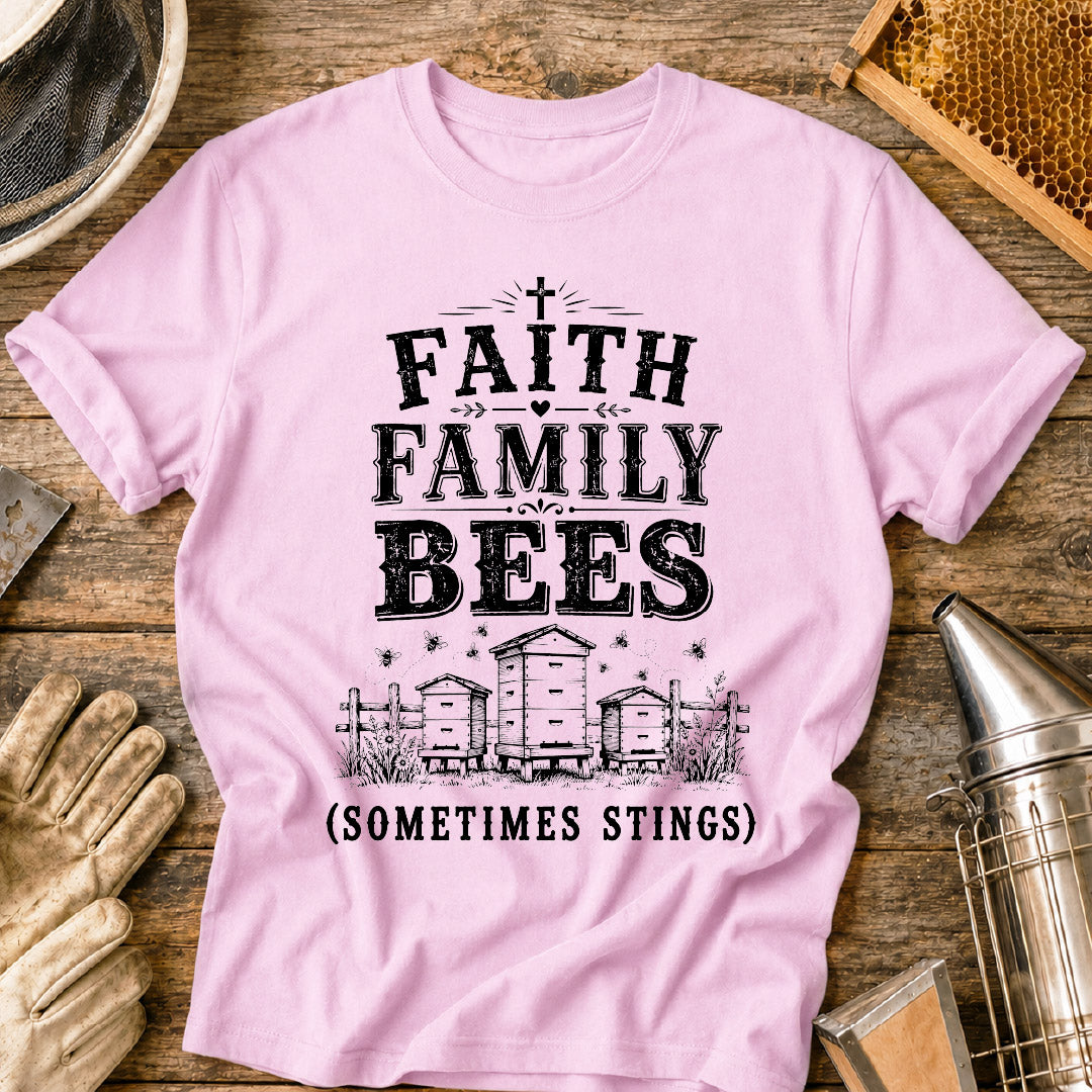 Faith Family Bees T-Shirt